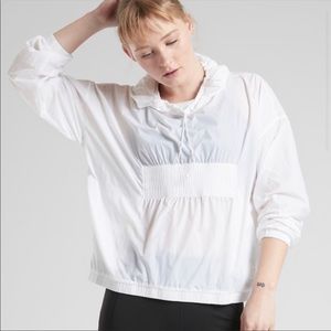 ATHLETA Dispatch Anorak Pullover Windbreaker Workout Hooded Jacket